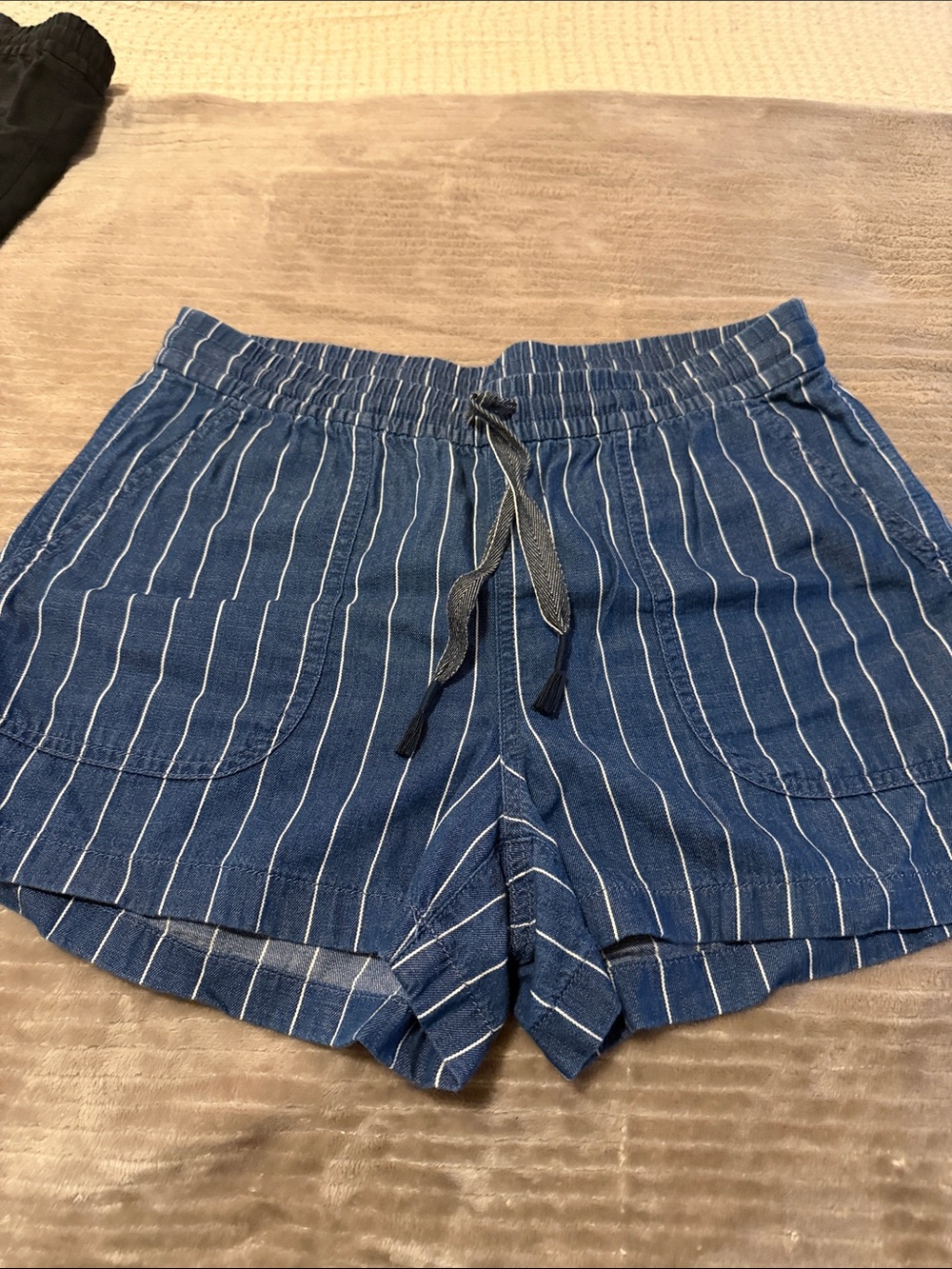 Jcrew drawstring striped short
